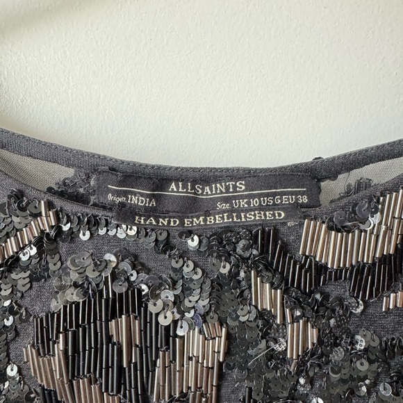 All Saint Hand Embellished Dress - Picture 9 of 9